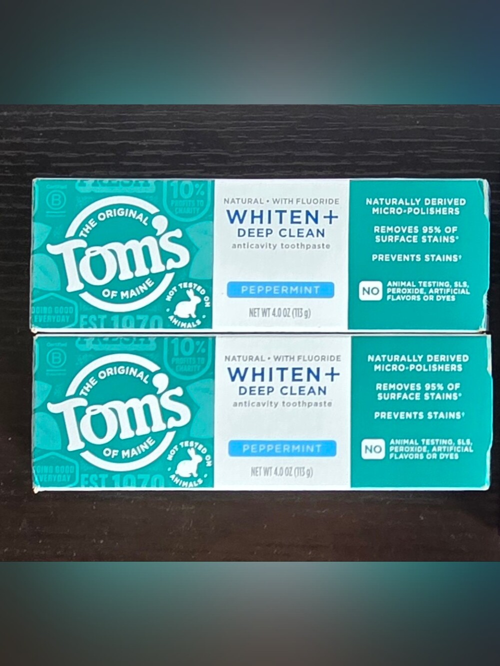 2 New Toothpaste 4.0oz Ea